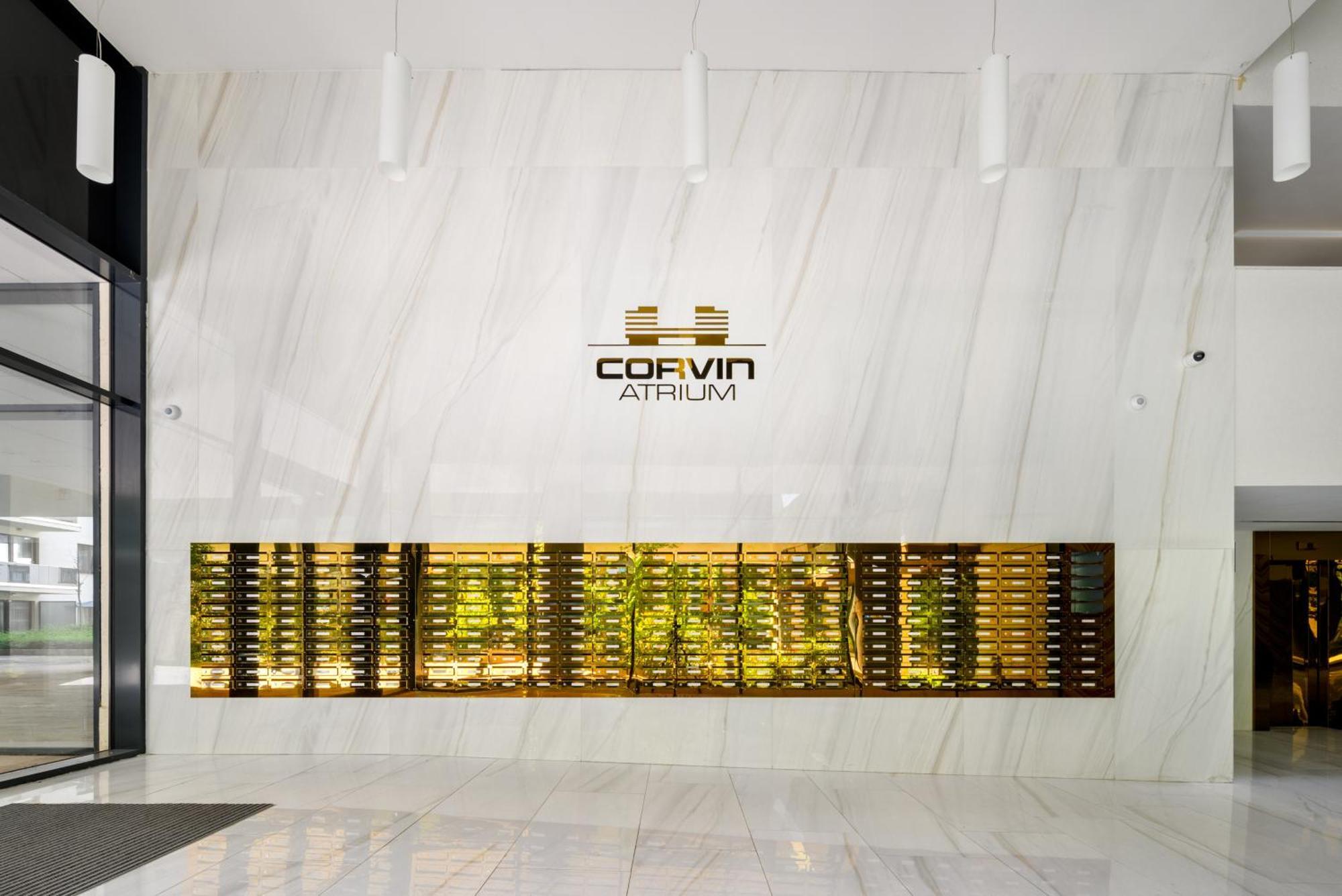 Atrium Residence Deluxe Suite-Free Parking Garage Same Building Budapest Exterior foto